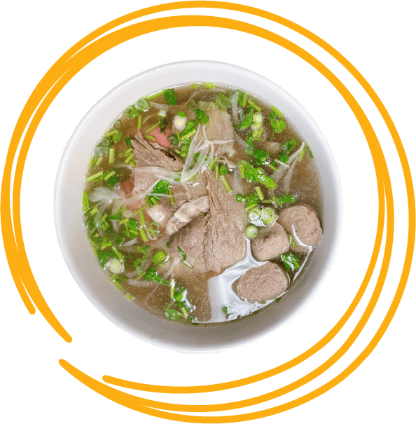 Phở 3 Bò, the Mini Mango special dish