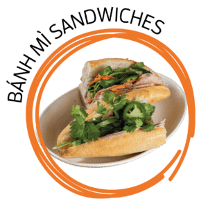 Bánh mì sandwich on a crisp baguette