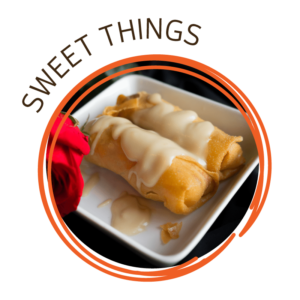 Vietnamese sweet treat served on a plate